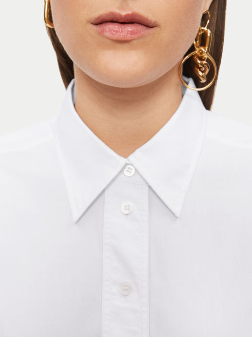 Cotton Relaxed Shirt | White
