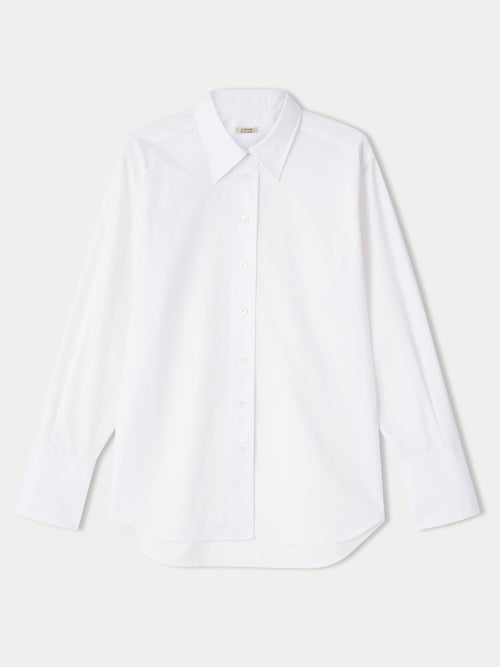 Cotton Relaxed Shirt | White