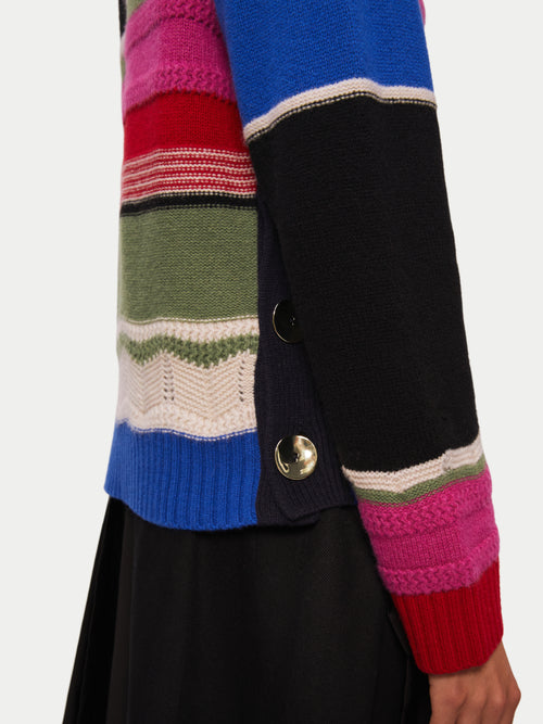 Collagerie Wool Stripe Jumper | Multi