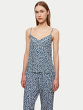Bell Floral Cami & Crop Pyjama | Navy