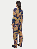 Palm Leaf Pyjama | Navy