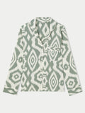 Ikat Cotton Pyjama | Green