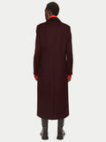 Wool Maxi City Coat | Red