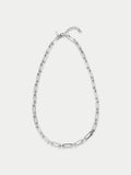 Square Link Chain Necklace | Silver
