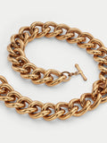 Oversized Chain Link Necklace | Antique Gold
