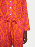 Ikat Cotton Pyjama | Orange