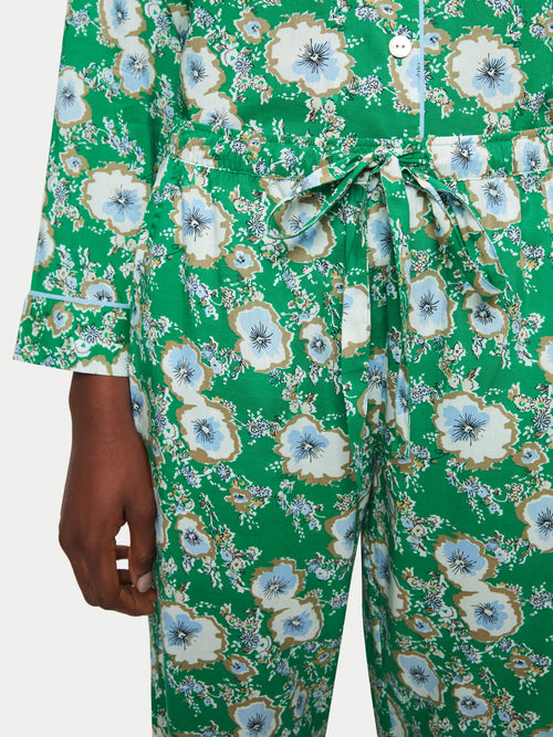 Vintage Floral Pyjama | Green