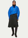 Collagerie Pleated Kilt Skirt | Black
