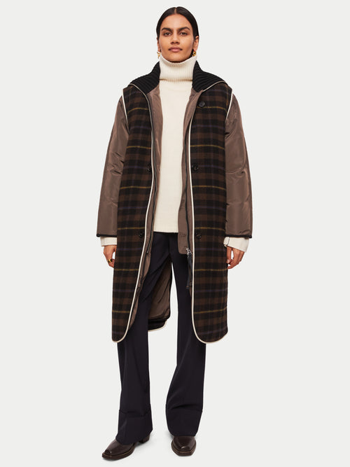Collagerie Liner Coat | Brown