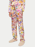 Midnight Garden Satin Pyjama | Cream