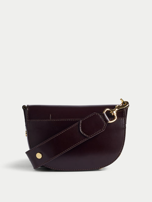 Denbigh Studded Leather Bag | Brown