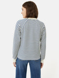 Stripe Crew Neck Sweatshirt | Navy