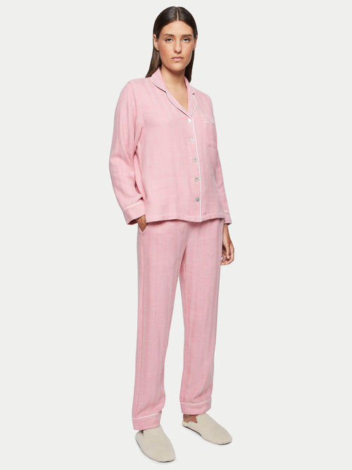 Herringbone Pyjamas | Pink