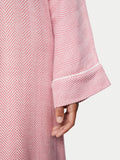Herringbone Robe | Pink