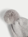 Moulinee Lambswool Pom Hat | Grey
