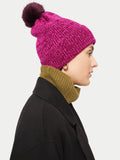 Moulinee Lambswool Pom Hat | Pink