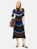 Collagerie Knitted Dress | Black
