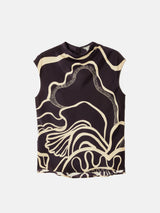 Sharan Ranshi Silk Top | Purple