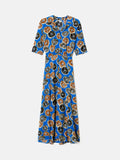 Dandelion Floral Shirt Dress | Blue