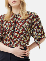 Collagerie Fig Leaf Top | Red