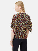 Collagerie Fig Leaf Top | Red