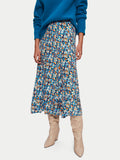 Carnation Midi Skirt | Blue