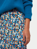 Carnation Midi Skirt | Blue