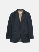 Irish Linen Gibson Blazer | Navy