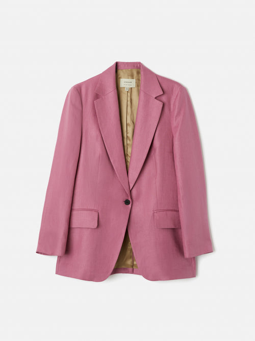 Irish Linen Gibson Blazer | Pink