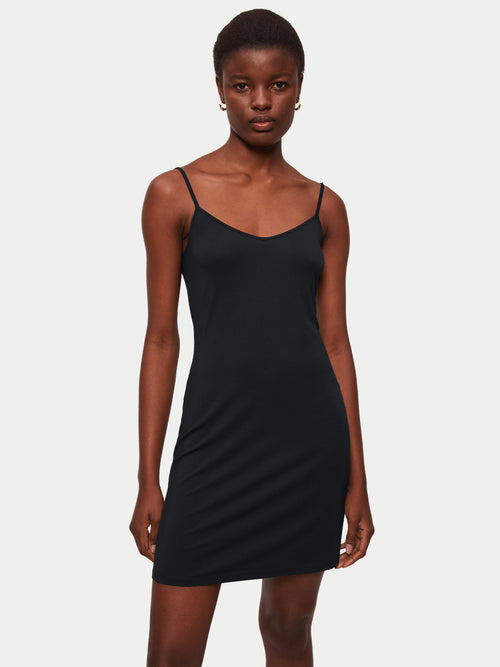 Modal Slip Dress | Black