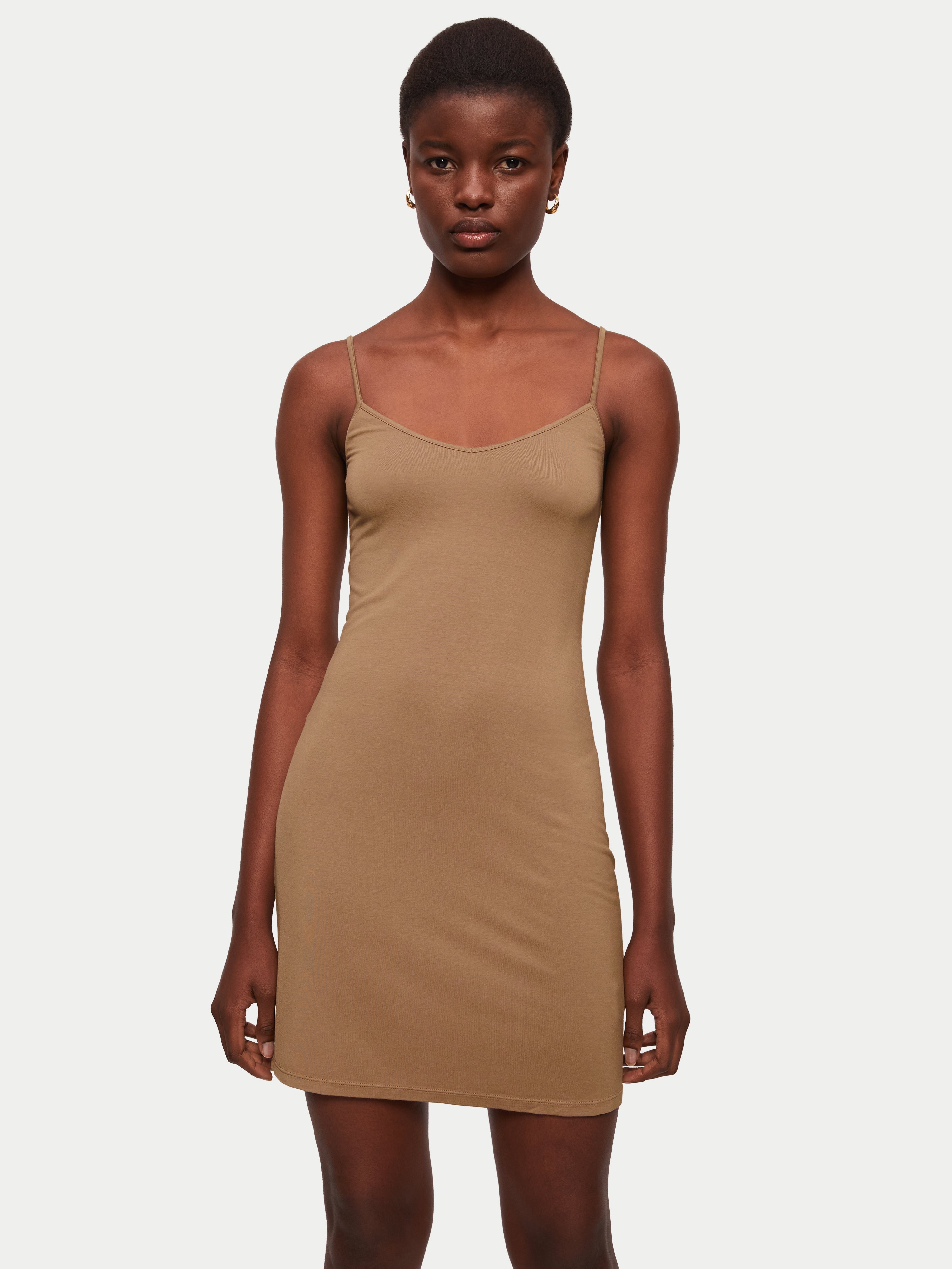 No Shaper Modal Mini Lounge Slip Dress