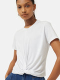 Supima Cotton Knotted T-shirt | White