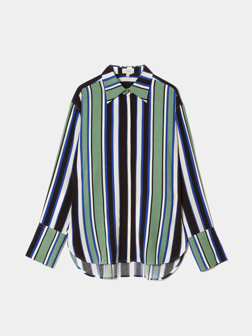 Collagerie Stripe Shirt | Blue