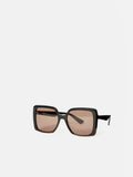 Calne Butterfly Frame Sunglasses | Black