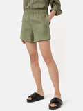 Linen Shorts | Khaki