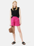 Linen Shorts | Pink