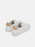 Miah Leather Trainer | White