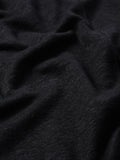 Linen Tunic Tee | Black
