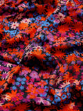 Rave Floral Wool Silk Scarf | Multi