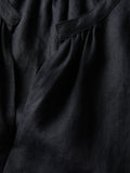 Linen Cicelly Top | Black