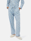 Block Leaf Pyjama | Blue