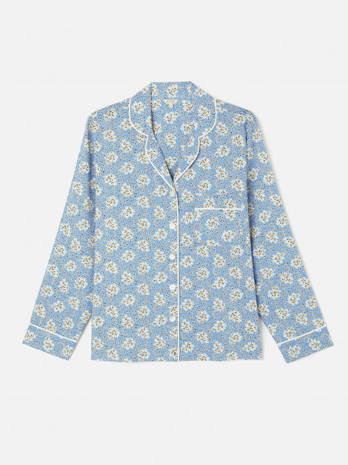 Block Leaf Pyjama | Blue