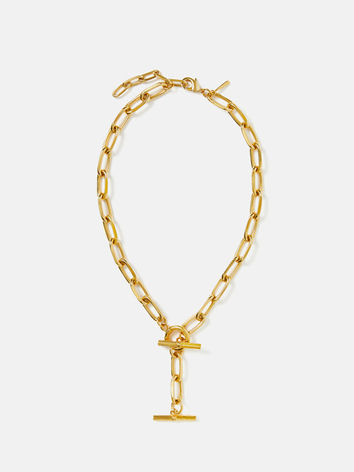 Textured Heritage Necklace | Gold