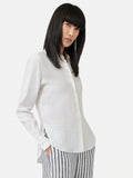 Linen Long Sleeve Shirt | White