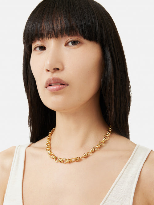 Round Chain Necklace | Gold