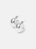 Chunky Dome Earring | Silver