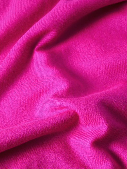 Wool Silk Pashmina | Pink